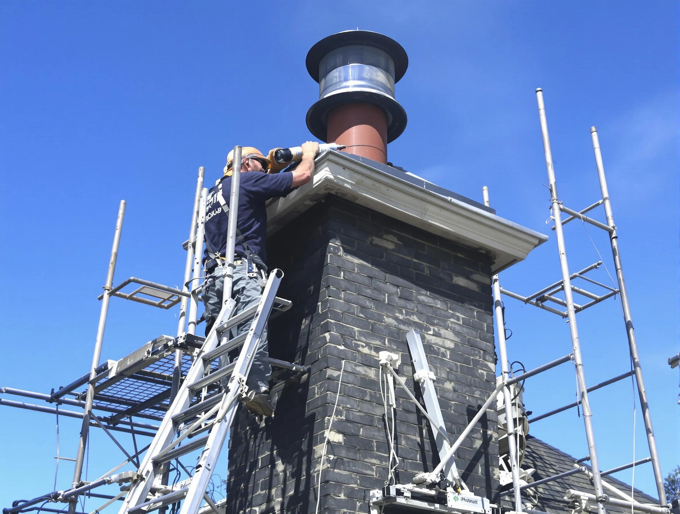 Sturdy chimney crown finished by Middletown Chimney Sweep in Middletown, NJ