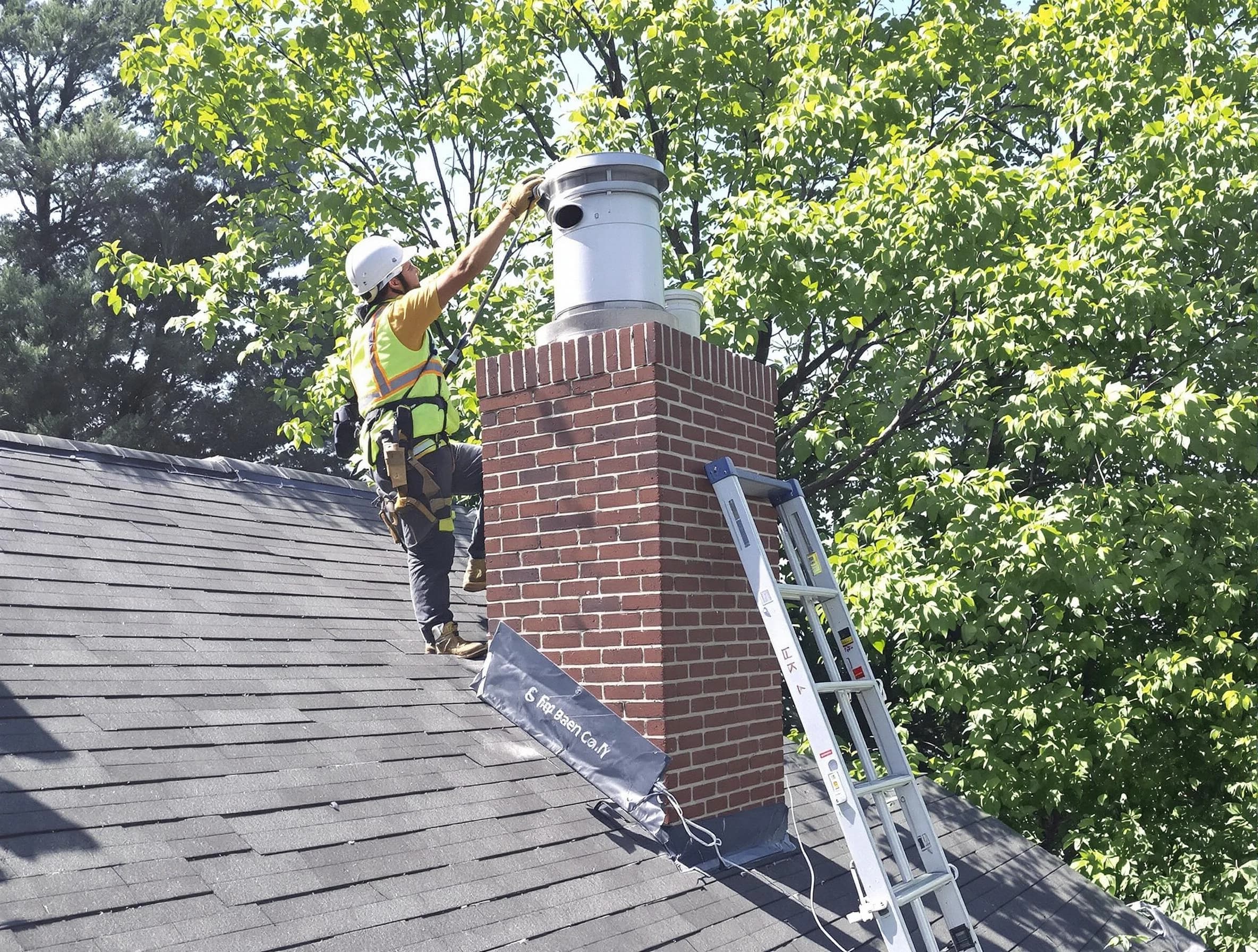 Chimney liner inspection by Middletown Chimney Sweep in Middletown, NJ