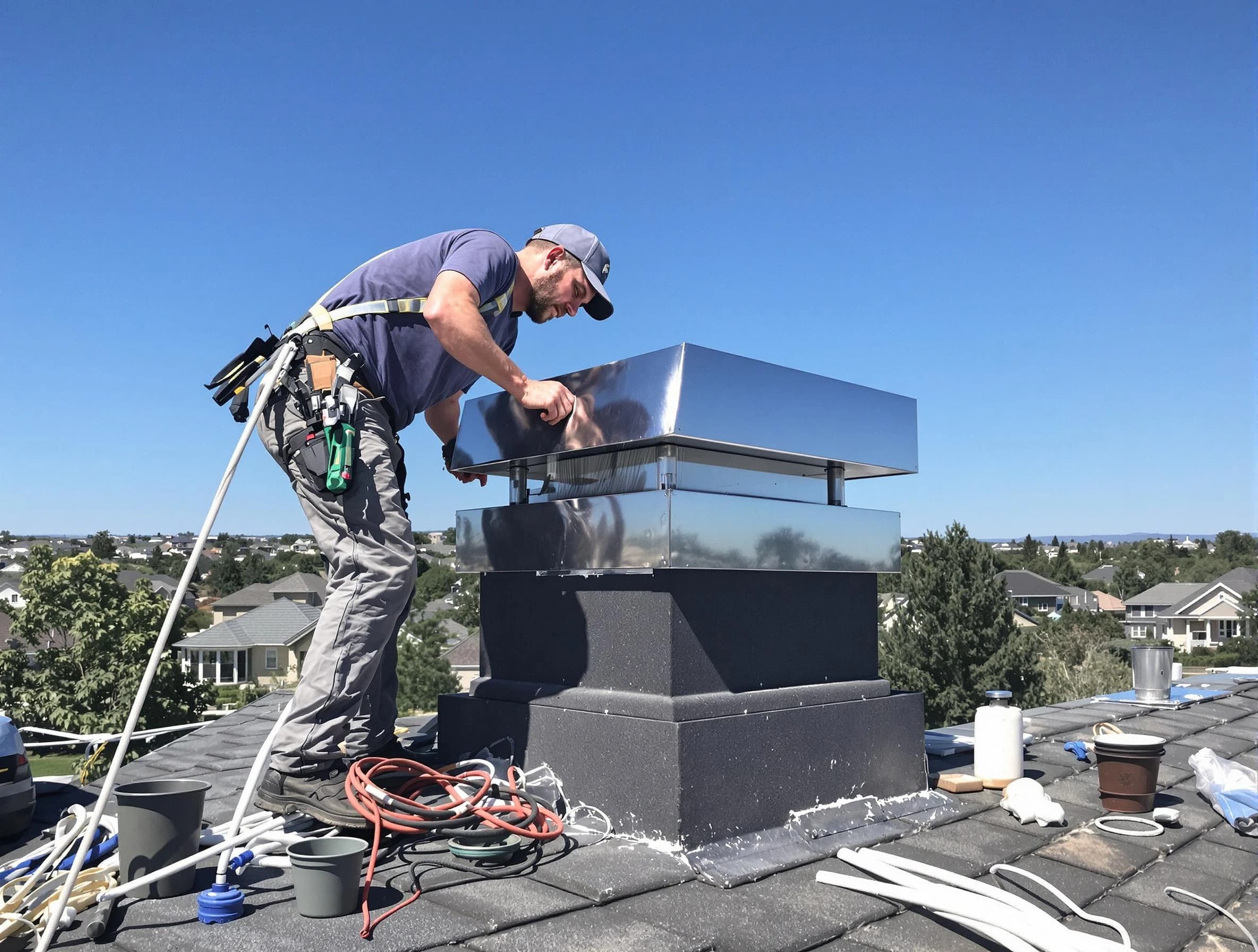 Chimney Cap Services service in Middletown, NJ